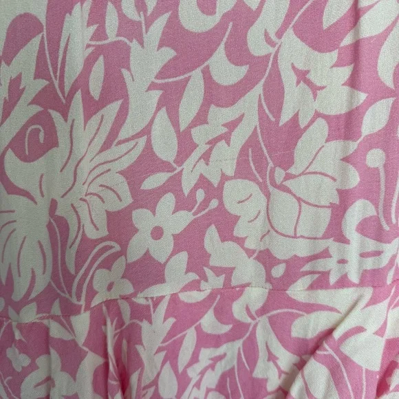 Free People Floral Pink and White Dress - Picture 13 of 16